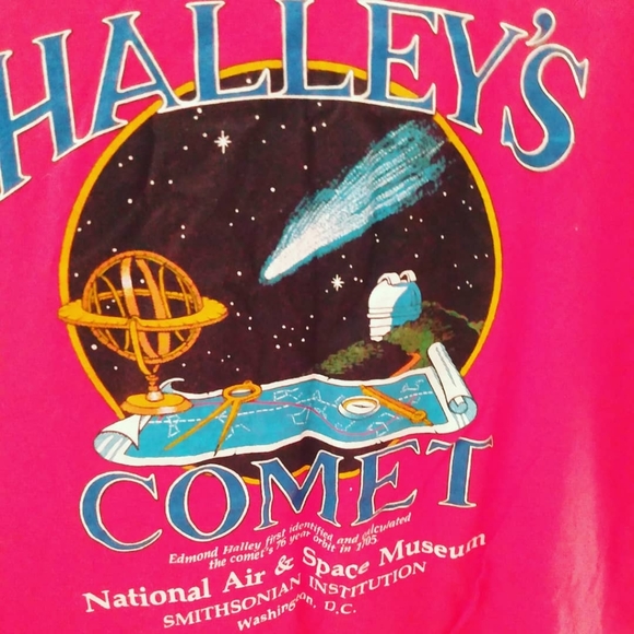 Vtg 80s Haley's Comet single stitch Nwot - Picture 2 of 4